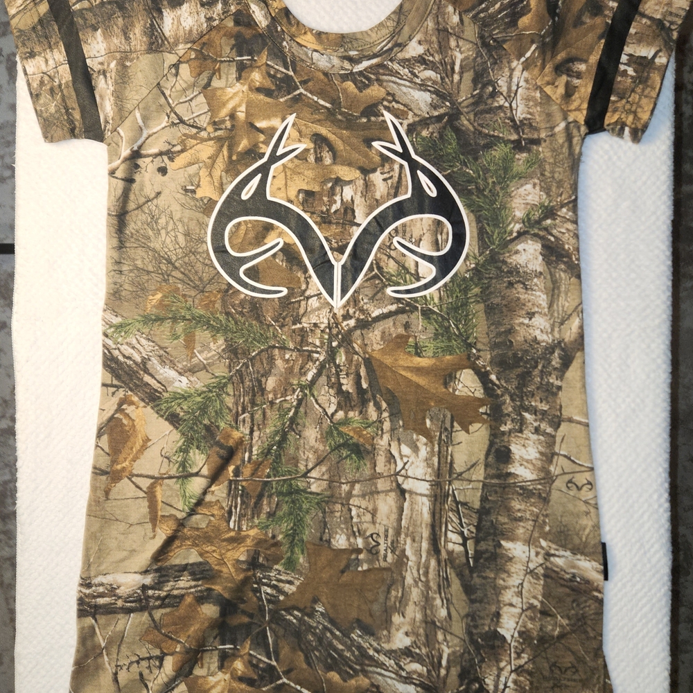 Realtree Women's Dress Shirt Night Shirt Size M